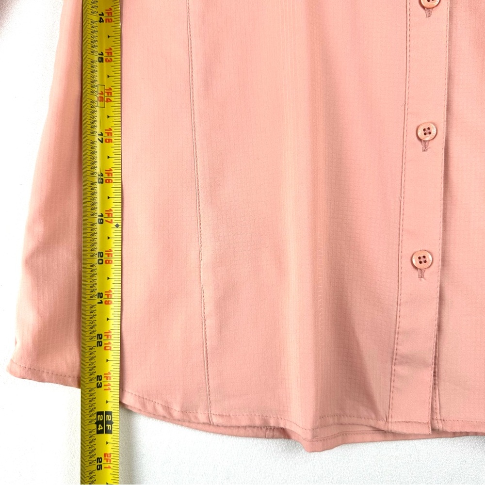Columbia Kestrel Trail Lite Button Down Adjustable Roll Tab Shirt Outdoors - Picture 9 of 9